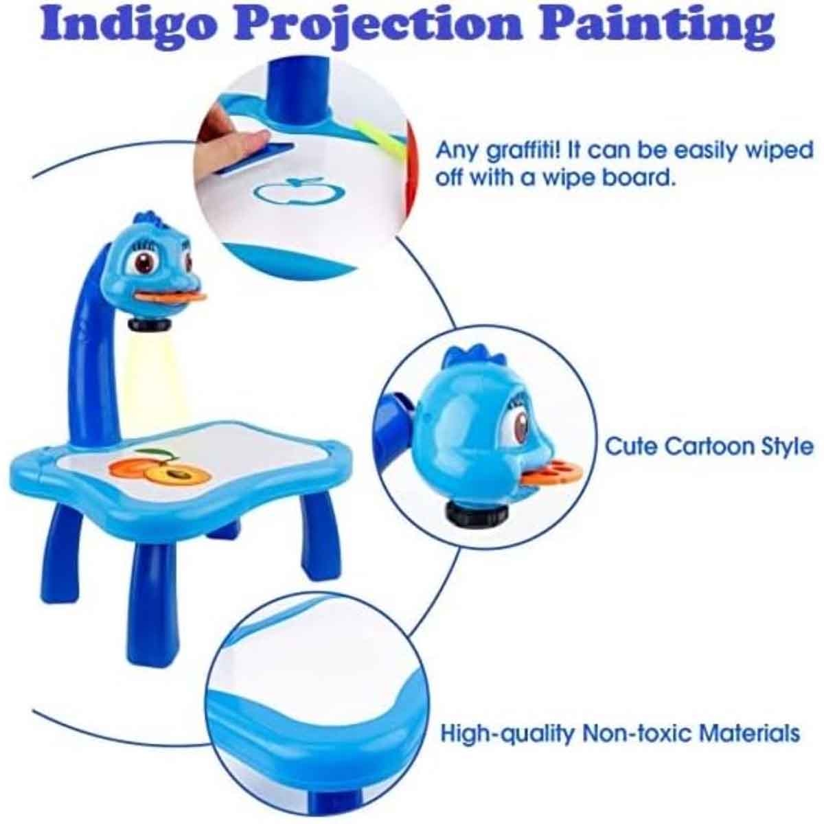 Kids Blue Projector Painting 3D Sketchpad Unisex, 3-4 Years