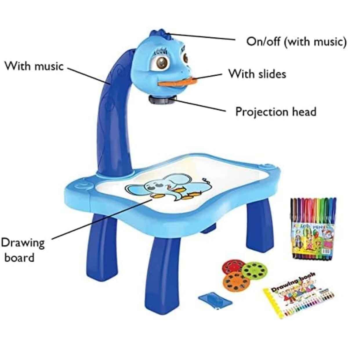 Kids Blue Projector Painting 3D Sketchpad Unisex, 3-4 Years