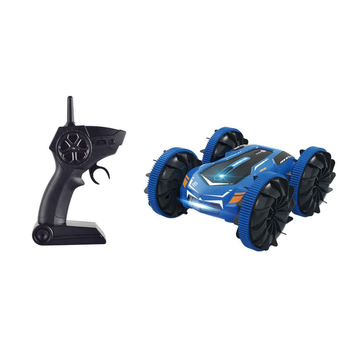 كيدز برو سيارة ريموت كنترول برمائية بإضاءة 2.4 جيجاهرتز متنوعة للأولاد، عمر 5-7 سنوات