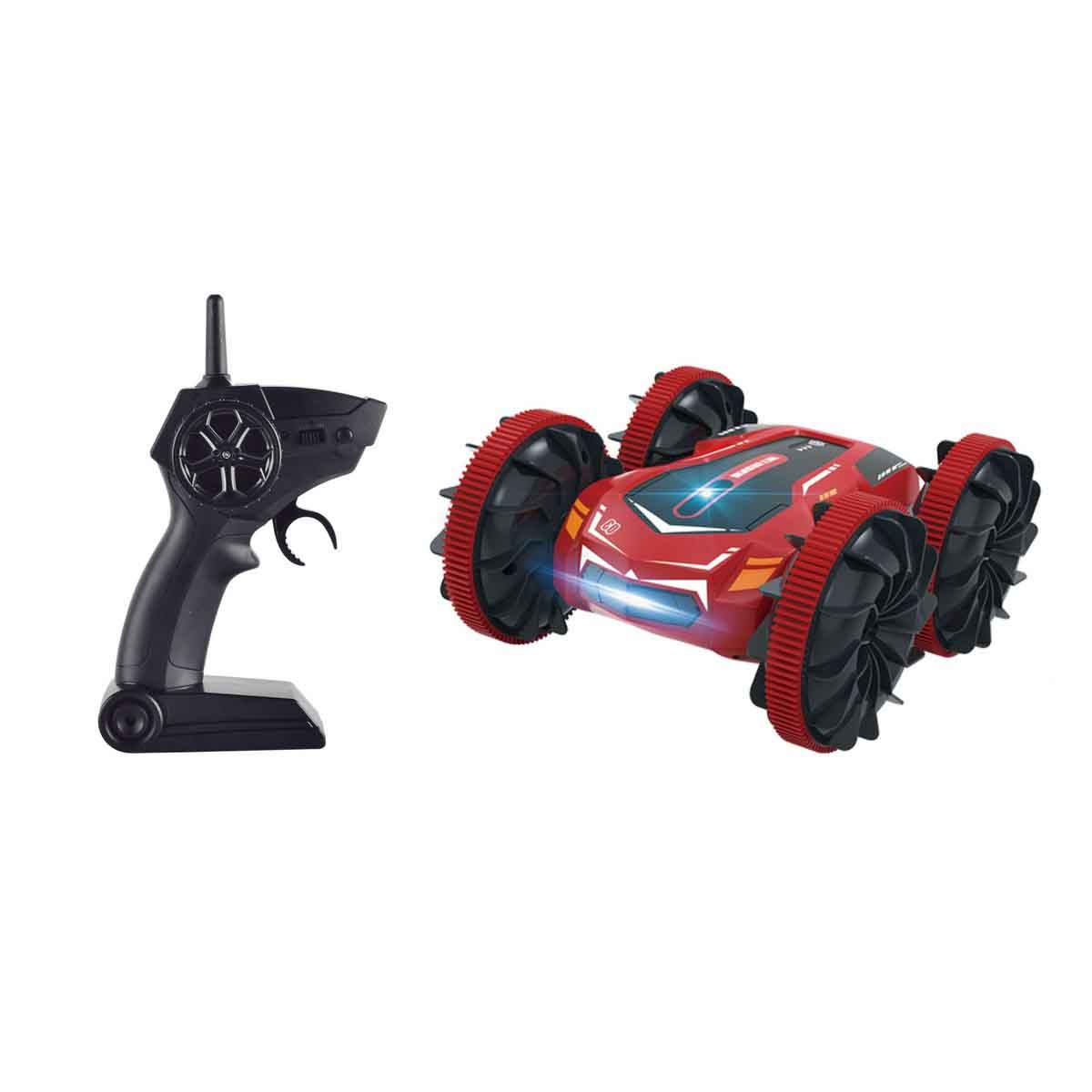 كيدز برو سيارة ريموت كنترول برمائية بإضاءة 2.4 جيجاهرتز متنوعة للأولاد، عمر 5-7 سنوات