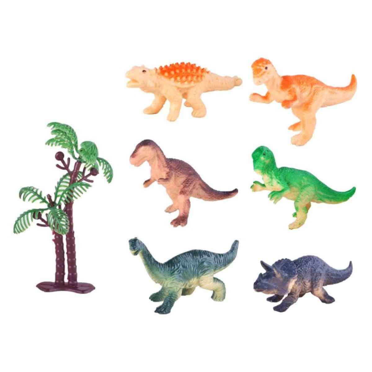 Kidzpro 7-Piece Assorted Dinasours Set Unisex, 3-4 Years