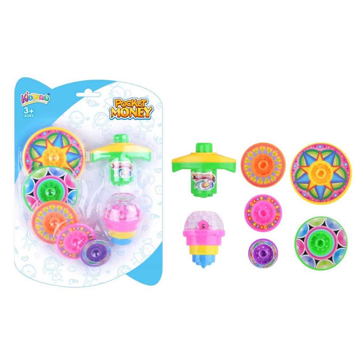 Kidzpro Battery Operated Flashing Top Toy Unisex, 3-4 Years