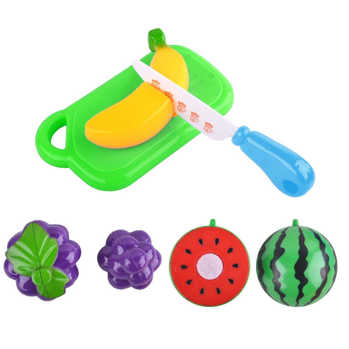 كيدز برو مجموعة لعب فواكه وخضروات متنوعة للبنات، عمر 3-4 سنوات