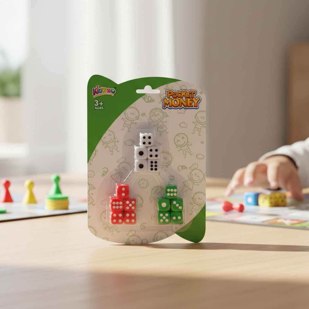 Kidzpro 15-Pieces Game Dice Unisex, 3-4 Years