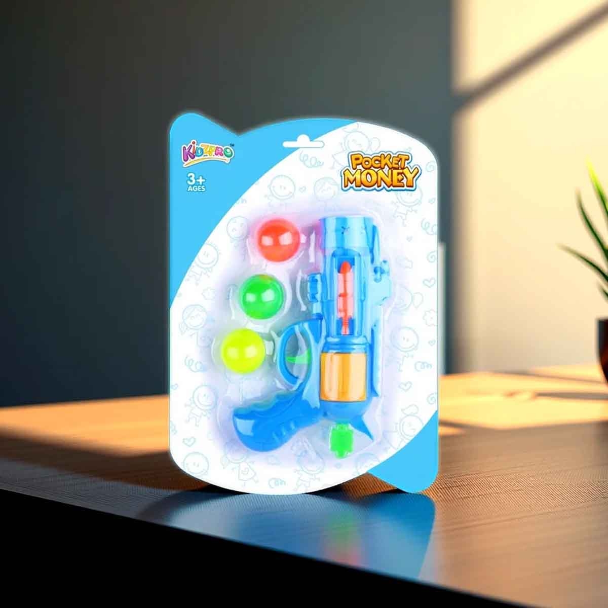 كيدز برو قاذف لعبة مع 3 كرات بينغ بونغ متنوعة للأولاد من عمر 3-4 سنوات