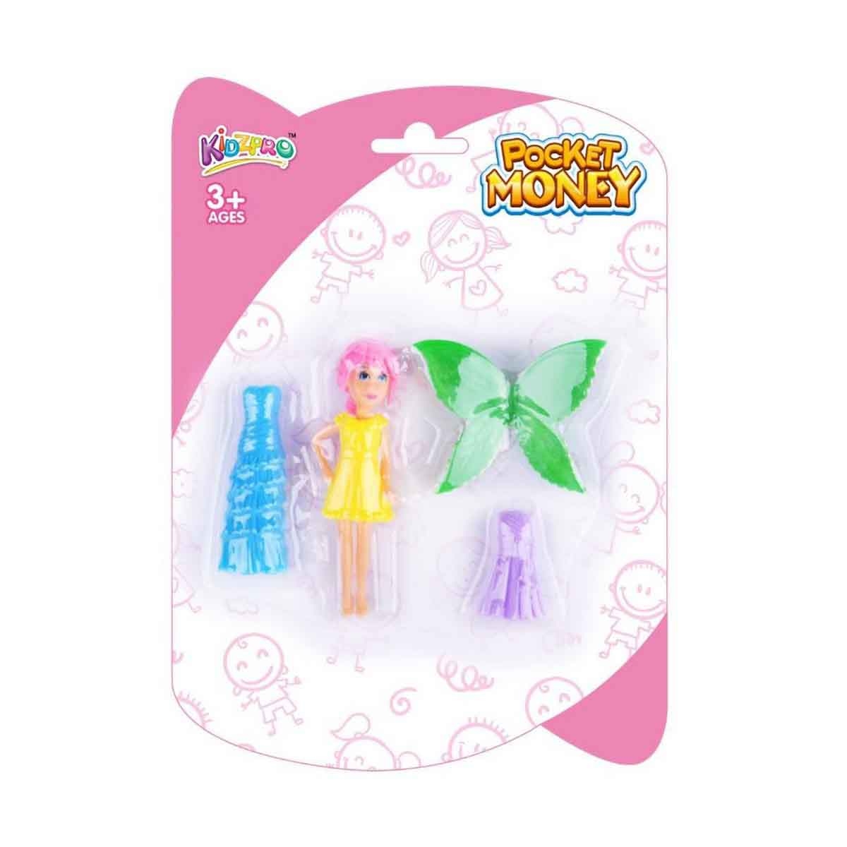 Kidzpro Pocket Money 3.5" Mini Princess Assorted Doll Girls, 3-4 Years
