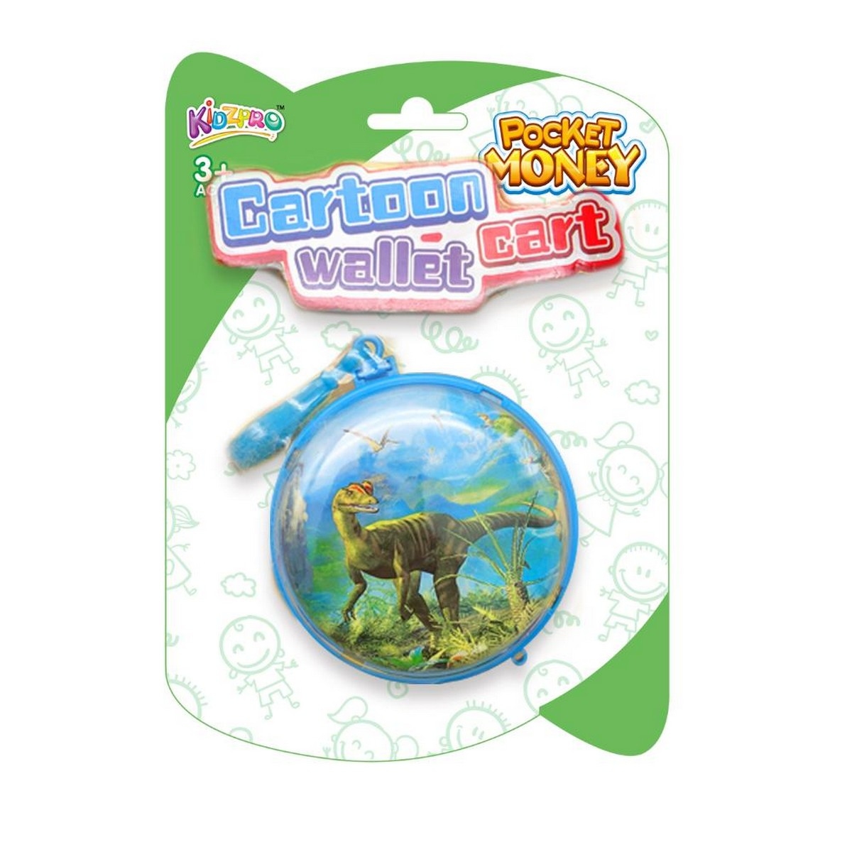 كيدز برو بوكيت موني محفظة معدنية متنوعة للجنسين عمر 3-4 سنوات