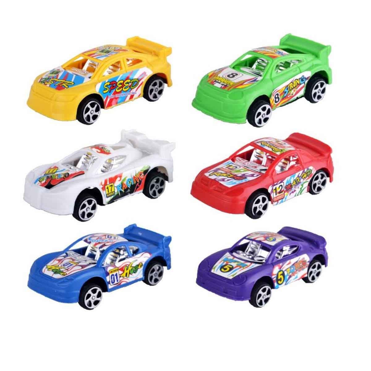 Kidzpro Pull Back Racing Car Boys, 3-4 Years, Pack of 6