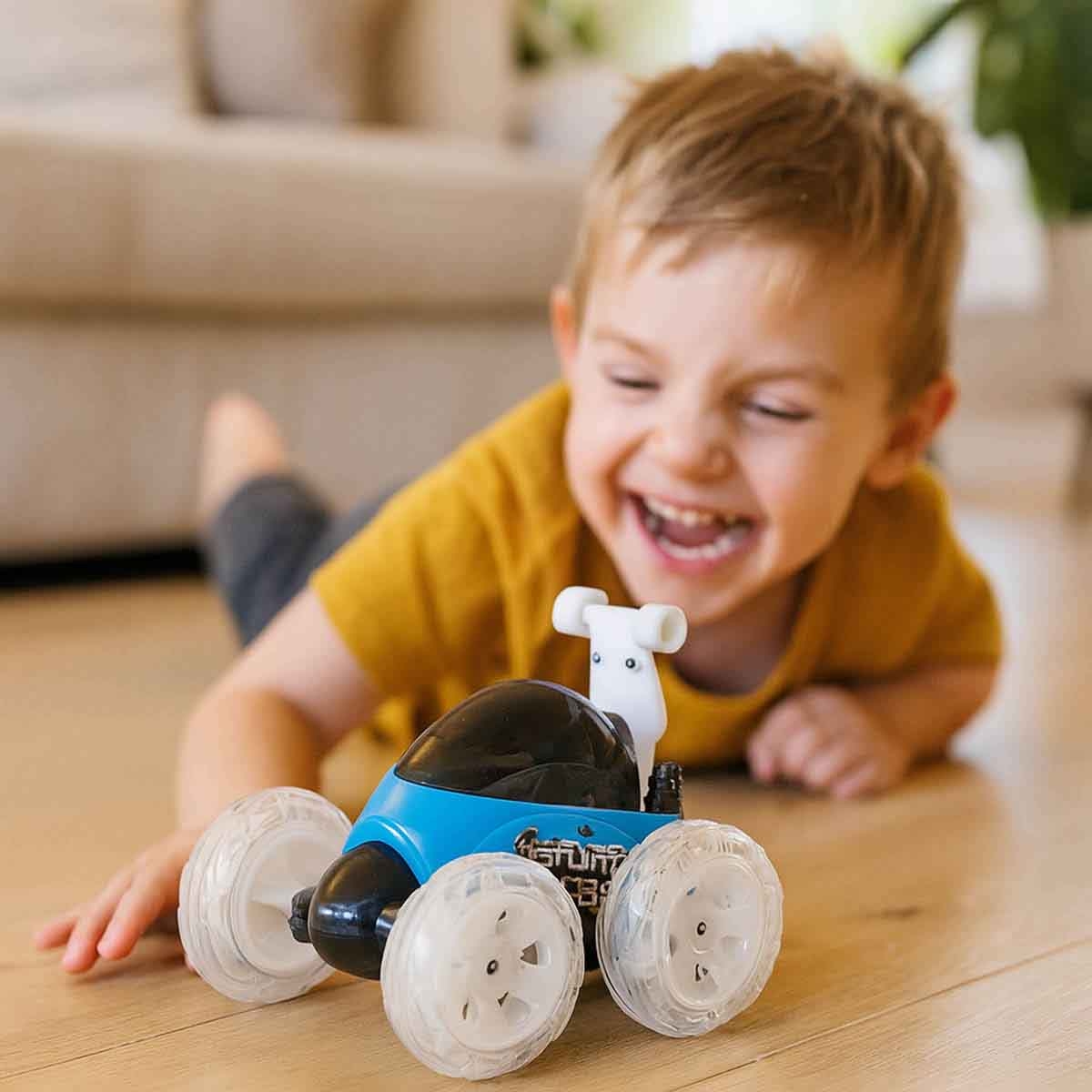 Kidzpro Micro Stunt Assorted Remote Control Car Boys, 3-4 Years