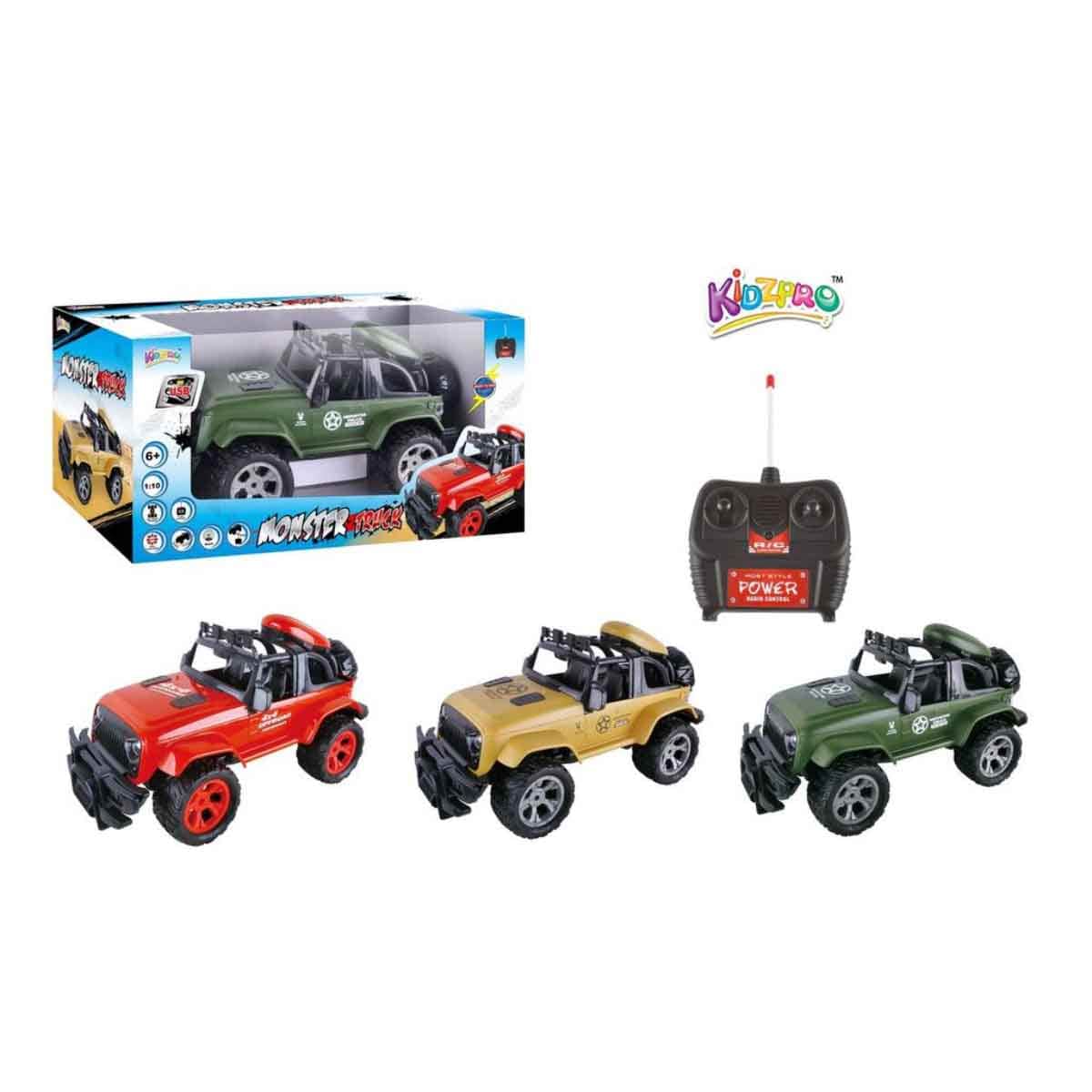 Kidzpro Remote Control Assorted Monster Truck Unisex, 5-7 Years