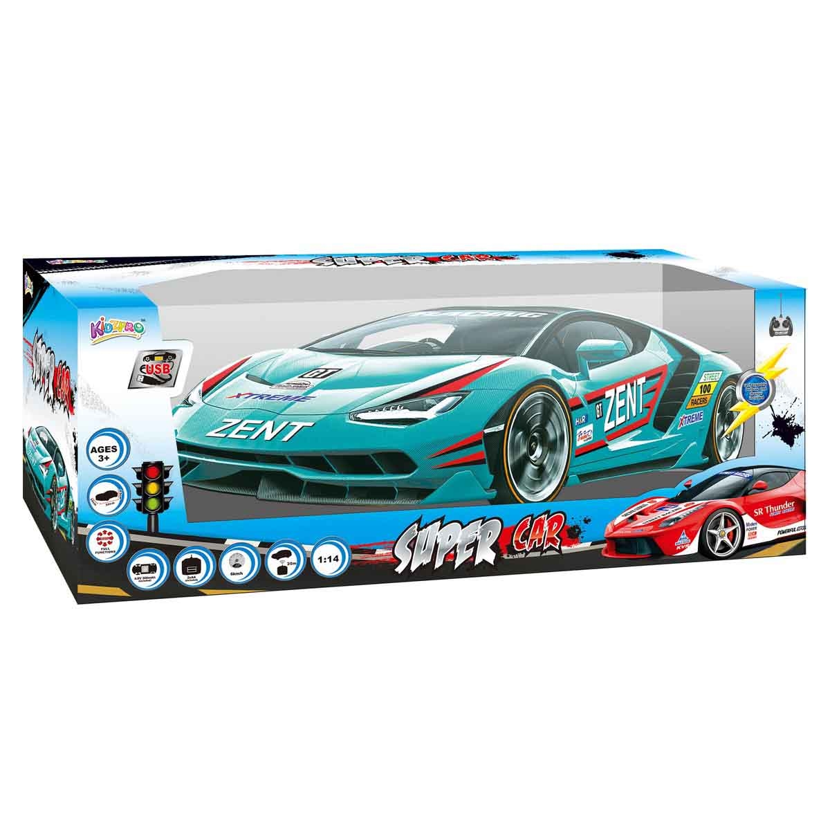 Kidzpro Remote Control Assorted Super Car Boys, 3-4 Years