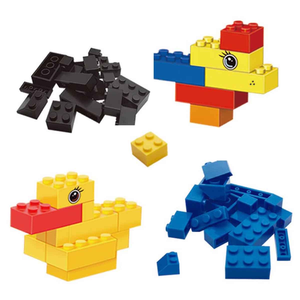 كيكبيبي طاولة مكعبات بناء مكونة من 300 قطعة للجنسين، من 3 إلى 4 سنوات