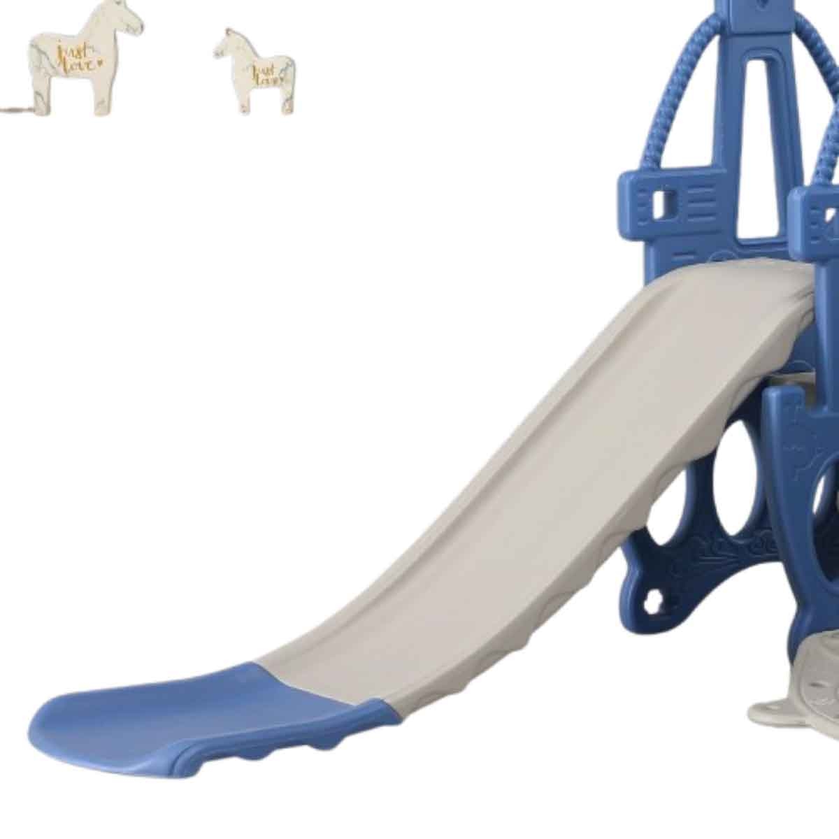 كيكبيبي زلاجة وأرجوحة أطفال متعددة الوظائف 3 في 1 باللون الأزرق للرضع، من 0 إلى 2 سنة