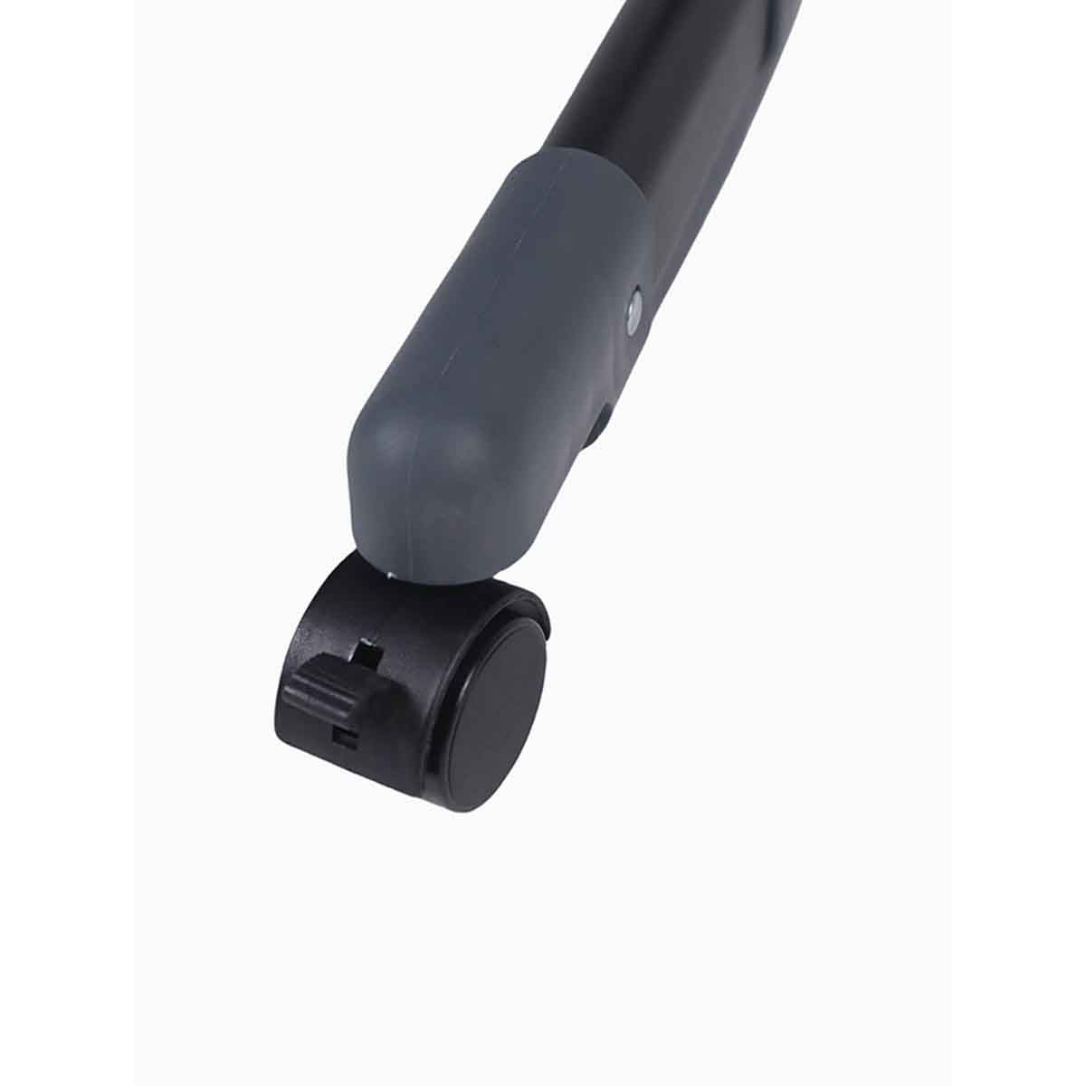 Kikibebe Dark Grey 3-in-1 Baby Bedside Crib with Storage Basket, Mosquito Net & Breathable Mattress Toddler, 0-2 Years