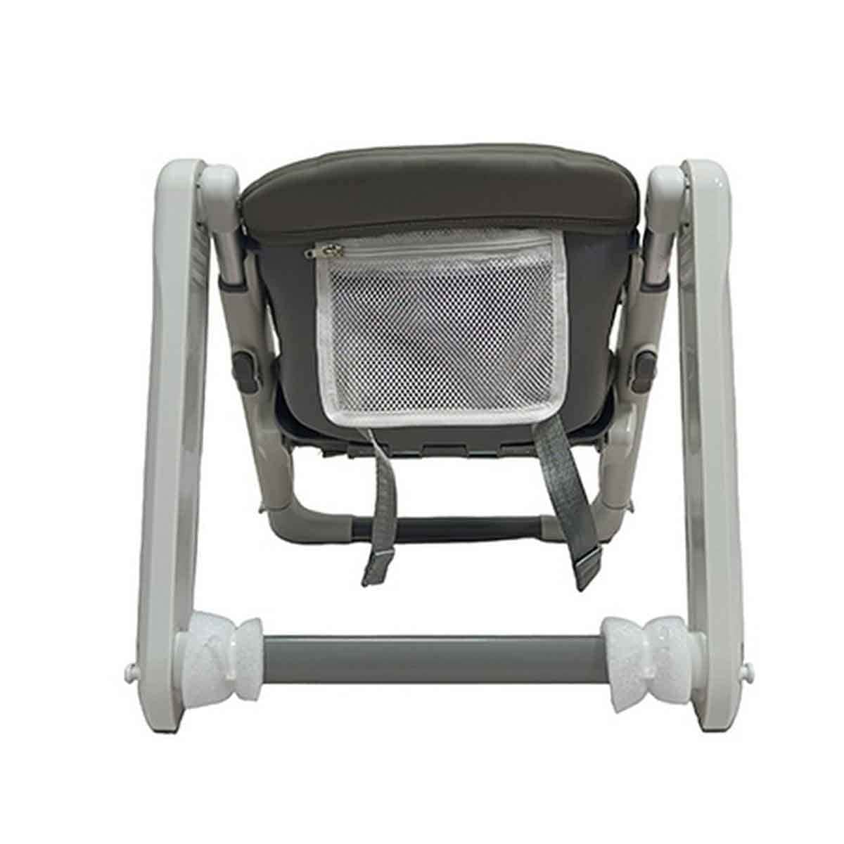 Kikibebe Grey Baby Booster Chair with 3-Position Height Adjustment Toddler, 0-2 Years