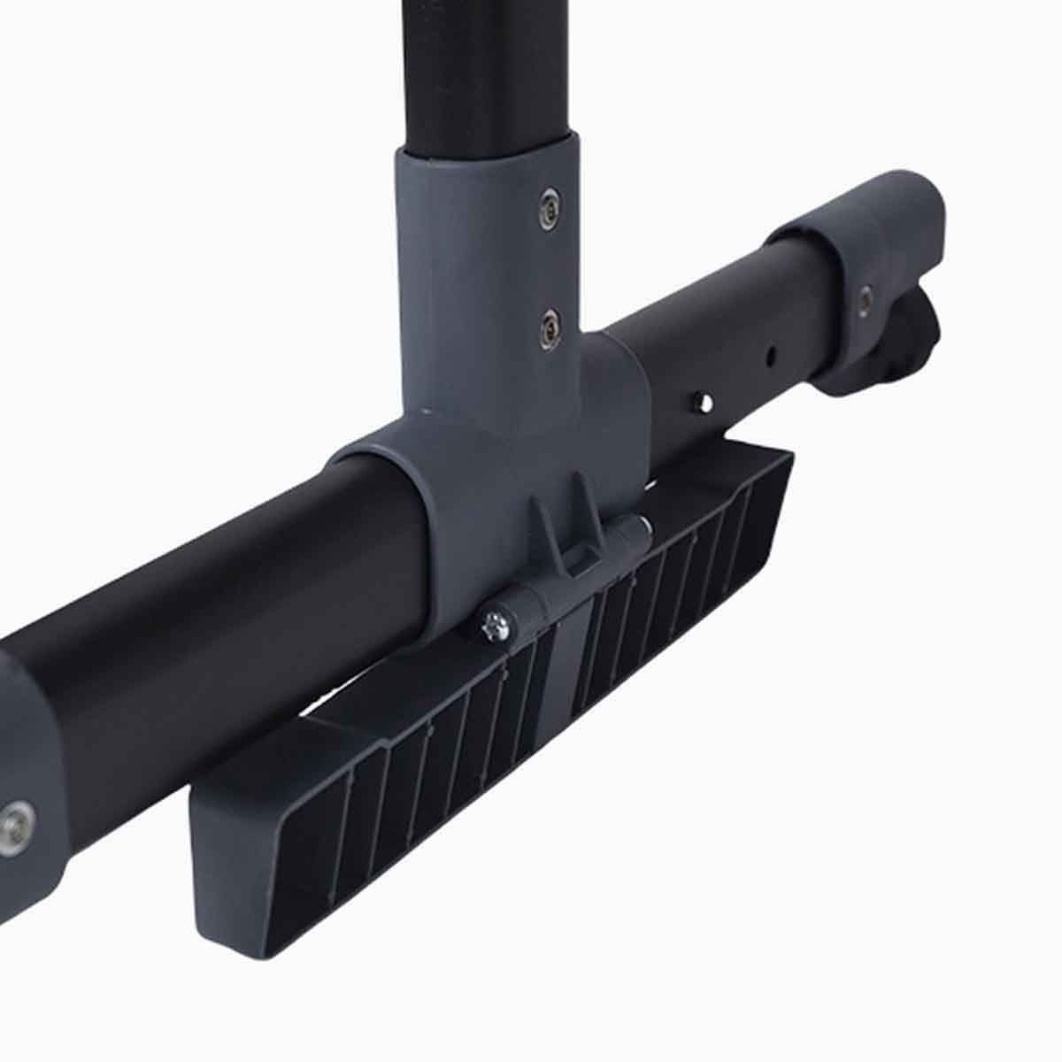 كيكي بيبي سرير جانبي للأطفال 3 في 1 باللون الرمادي الفاتح مع سلة تخزين وناموسية ومرتبة قابلة للتنفس من عمر 0-2 سنة