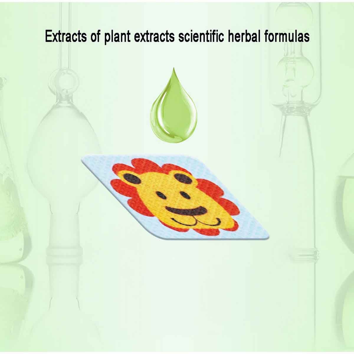 كيكي بيبي لاصقات طاردة للبعوض للأطفال من عمر 0-2 سنة