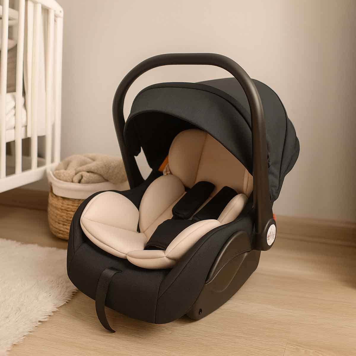 Kikibebe Black Ultra Comfortable Car Seat Toddler, 0-2 Years