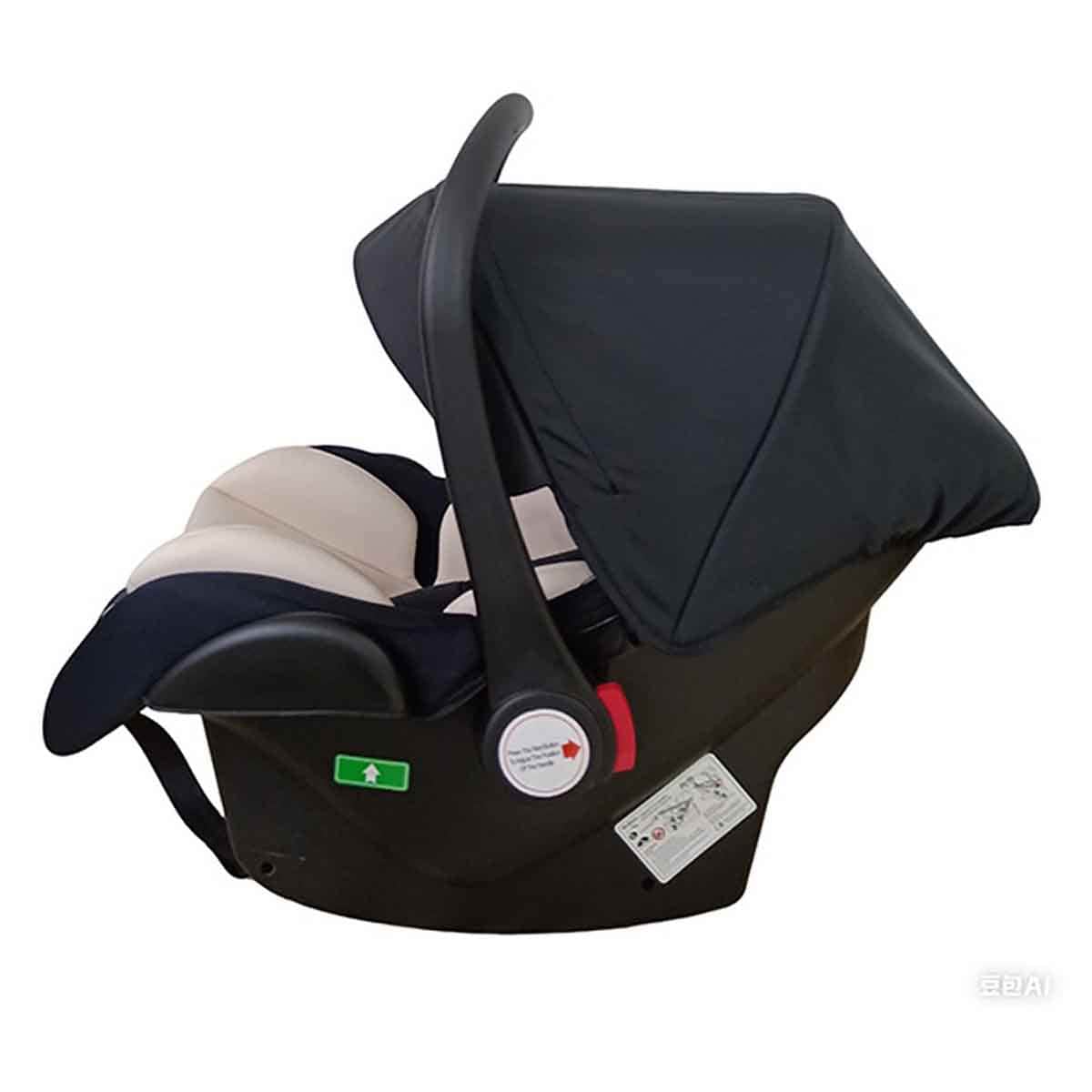 Kikibebe Black Ultra Comfortable Car Seat Toddler, 0-2 Years