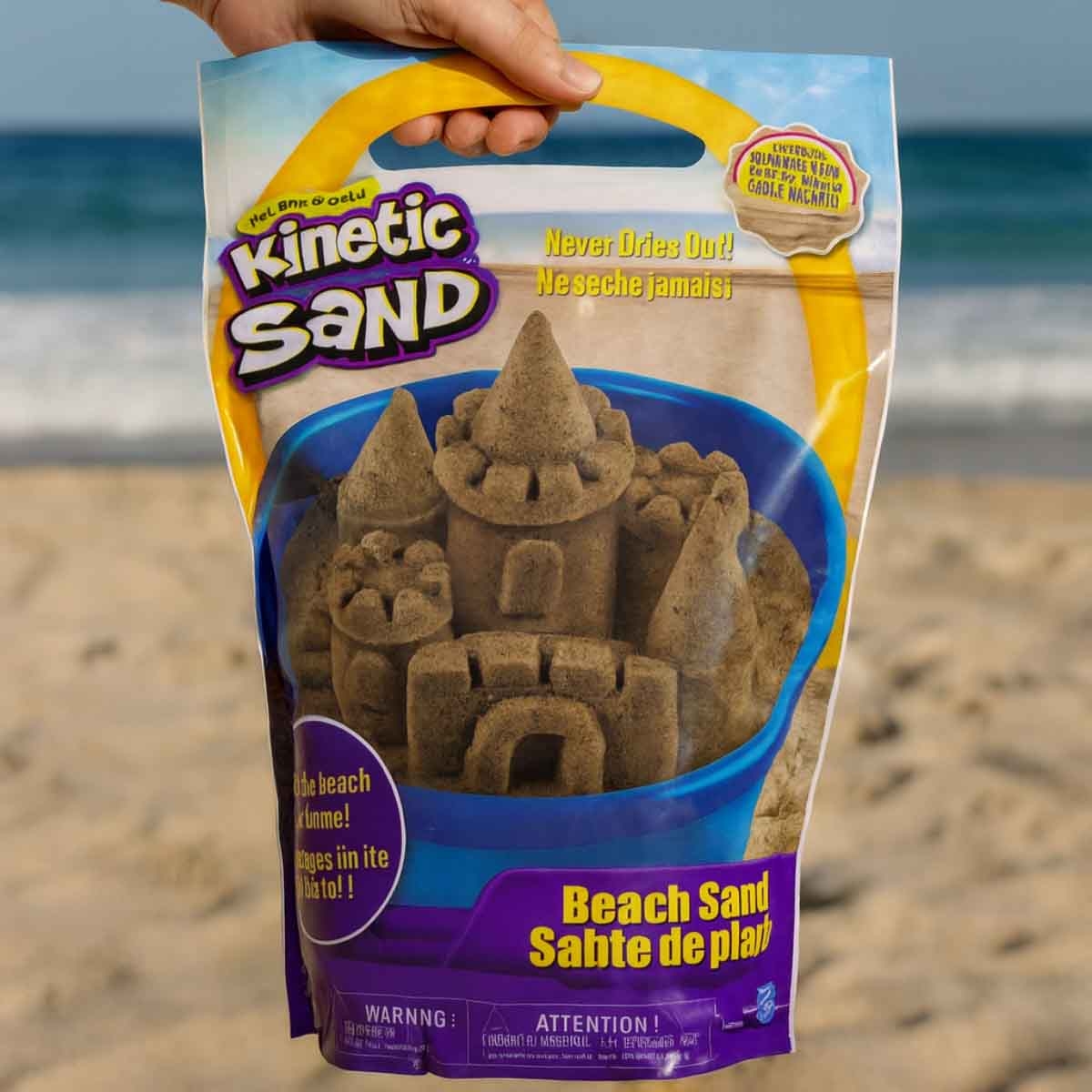 Kinetic Sand Beach Sand Unisex, 3-4 Years