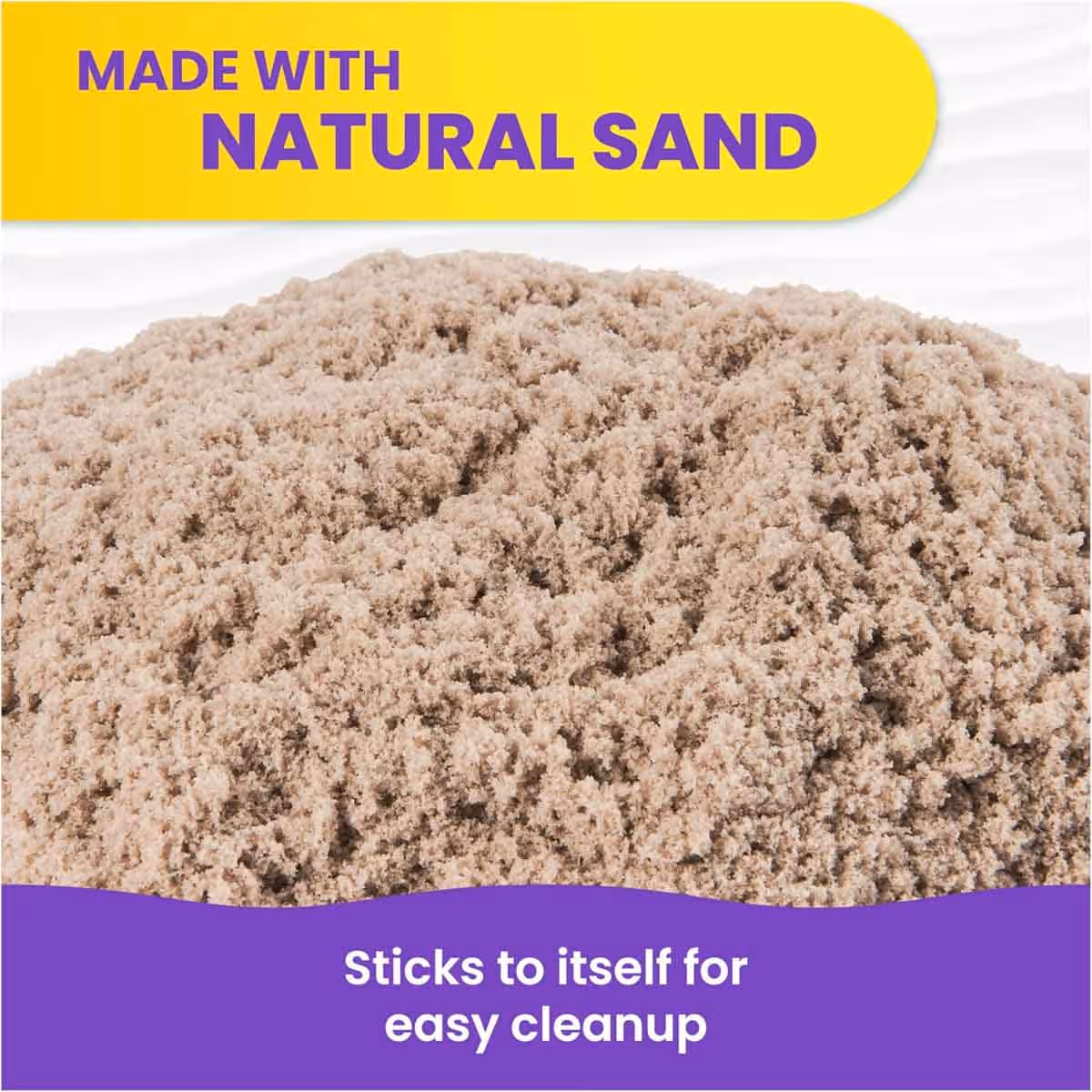 Kinetic Sand 2lb. The Original Moldable Sensory Brown Play Sand Unisex, 3-4 Years