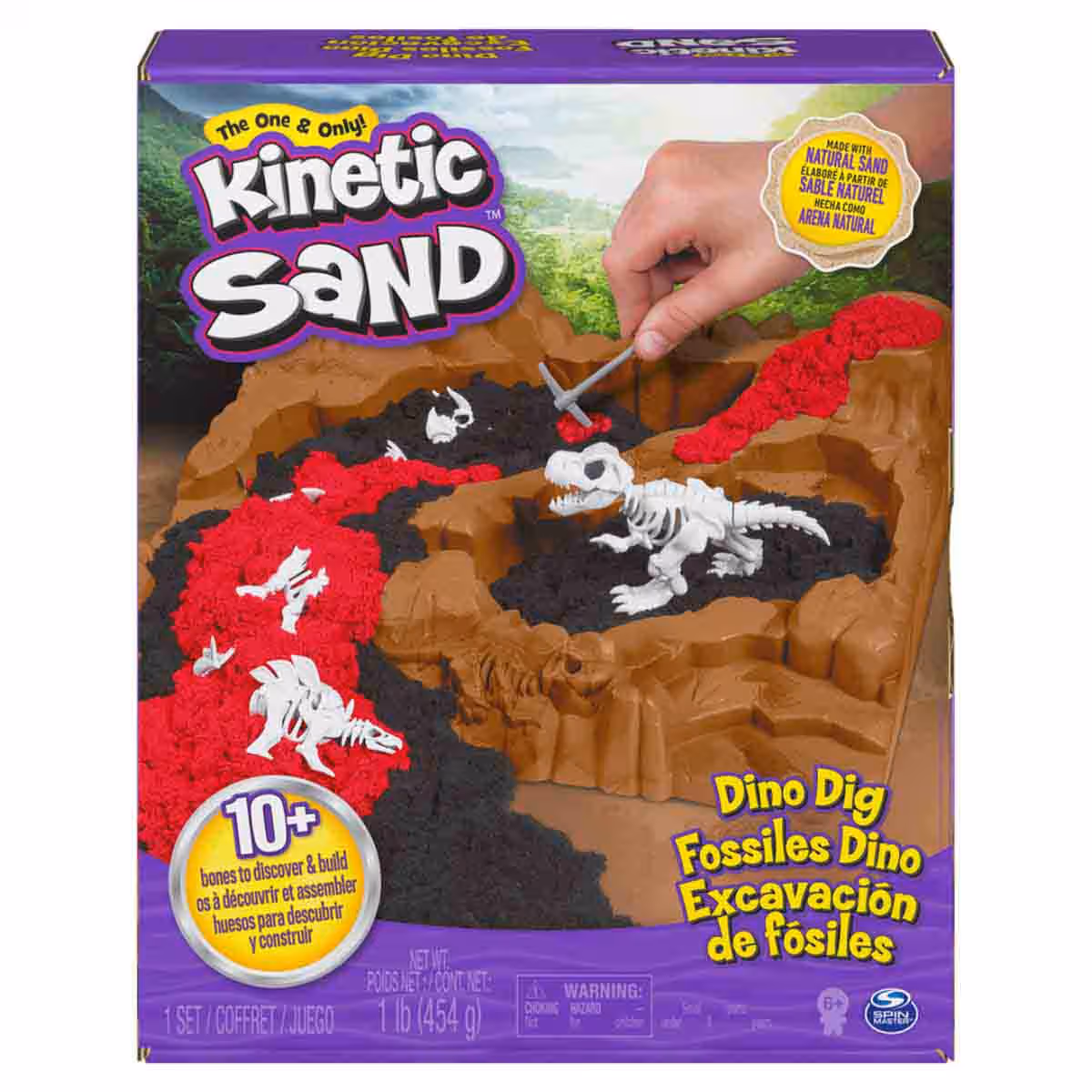 Kinetic Sand Dino Dig Playset Unisex, 5-7 Years