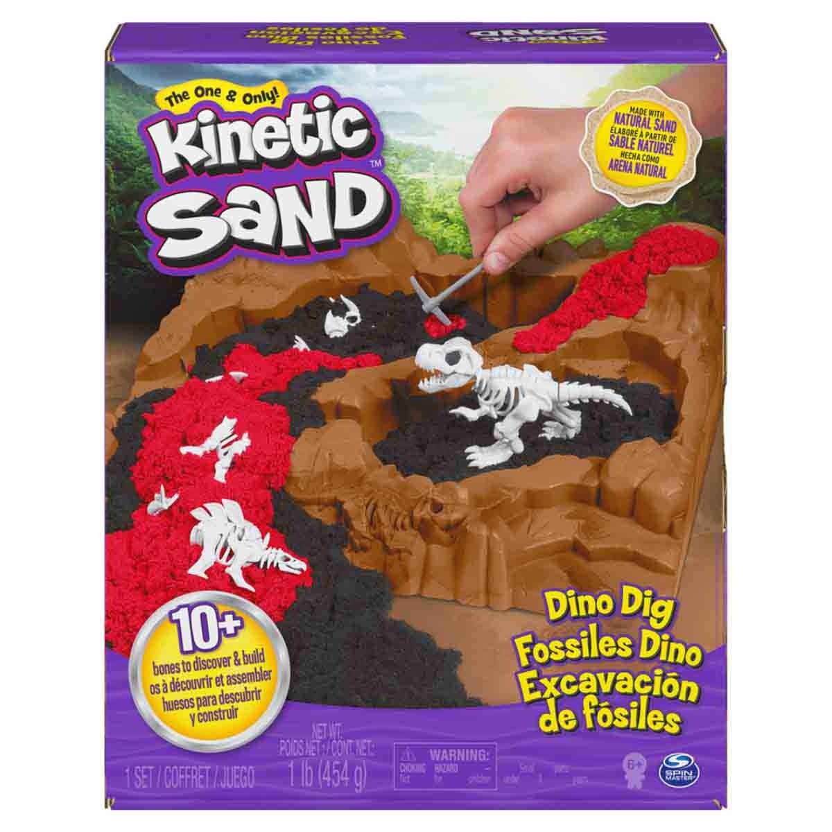 Kinetic Sand Dino Dig Playset Unisex, 5-7 Years