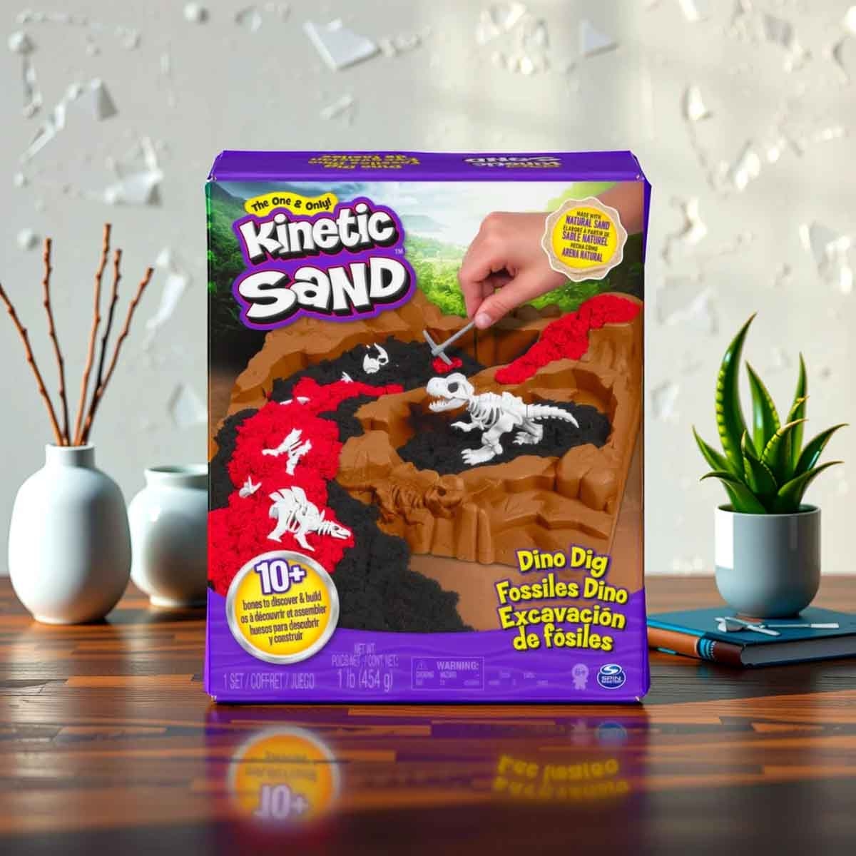 Kinetic Sand Dino Dig Playset Unisex, 5-7 Years