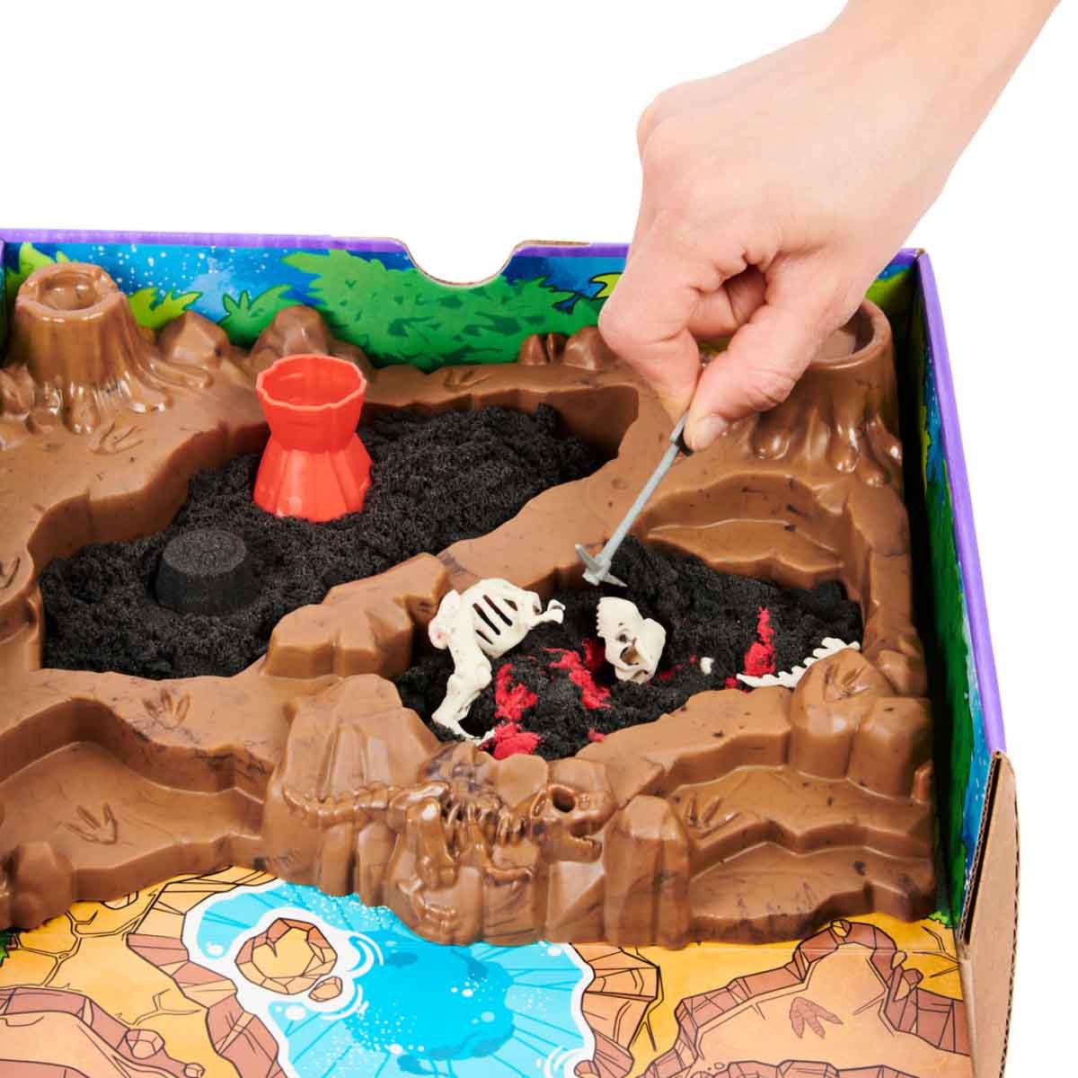 Kinetic Sand Dino Dig Playset Unisex, 5-7 Years