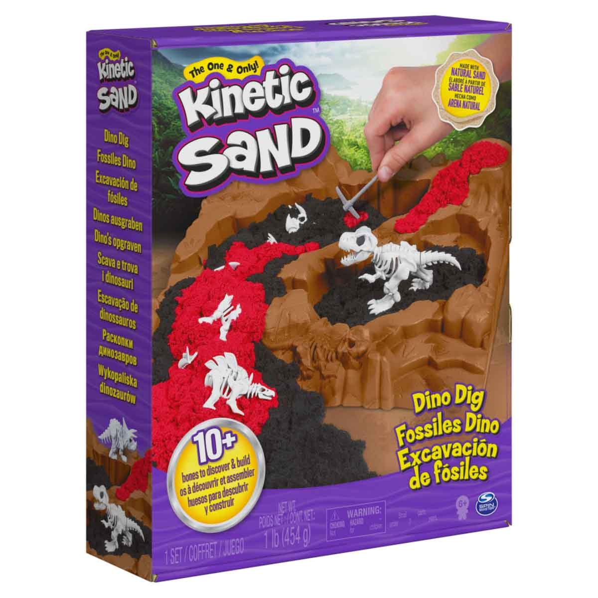 Kinetic Sand Dino Dig Playset Unisex, 5-7 Years