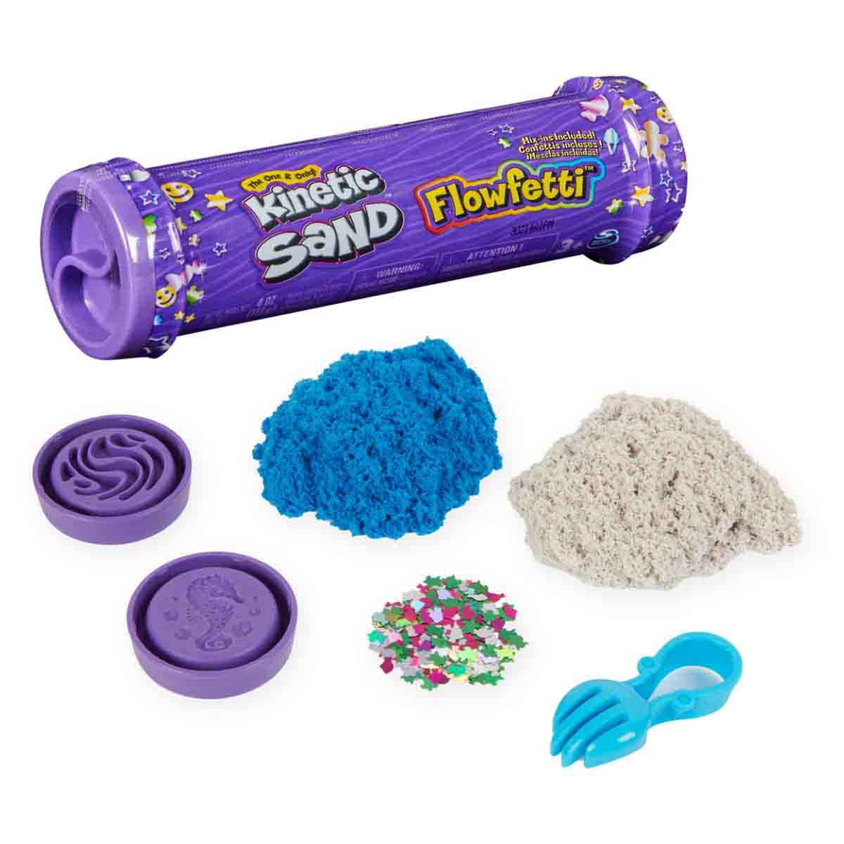 Kinetic Sand Flowfetti Tube Playset Unisex, 3-4 Years