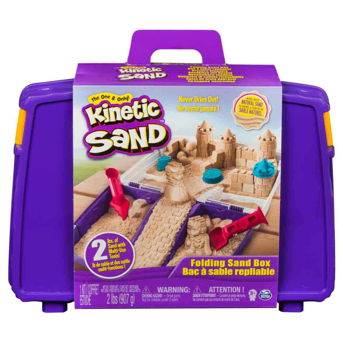 Kinetic Sand Folding Sand Box Playset Unisex, 3-4 Years