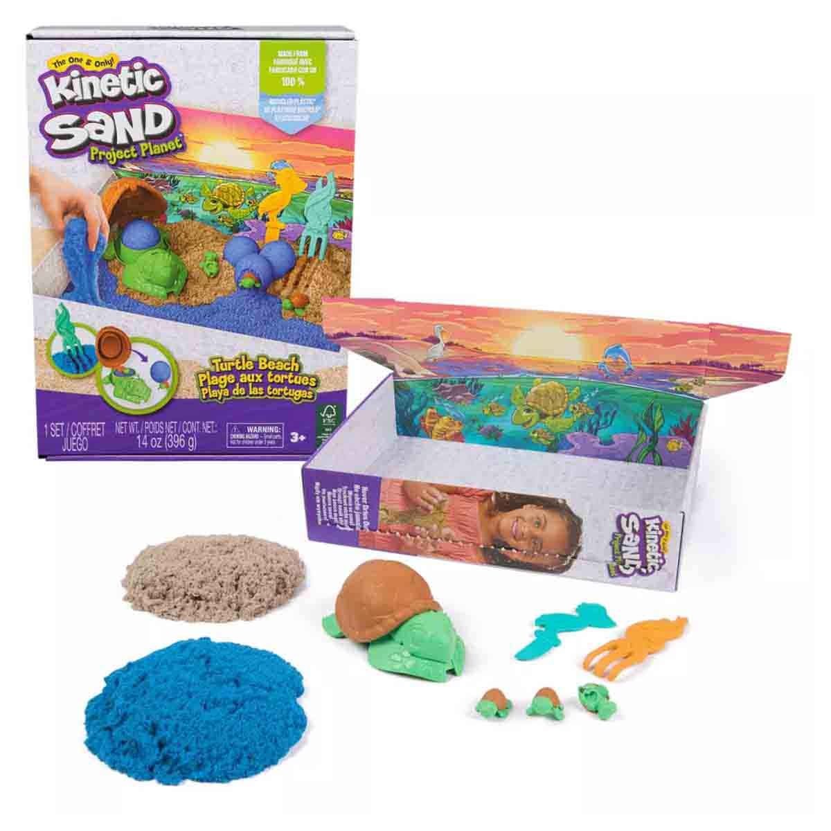 Kinetic Sand Project Planet Turtle Beach Playset Unisex, 3-4 Years