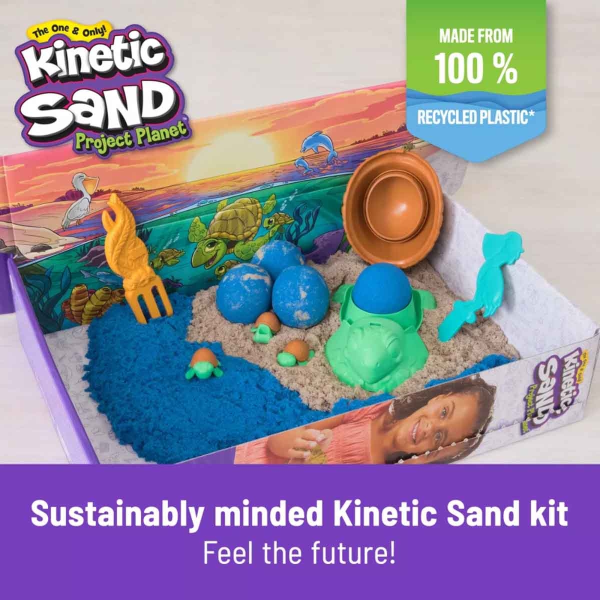 Kinetic Sand Project Planet Turtle Beach Playset Unisex, 3-4 Years