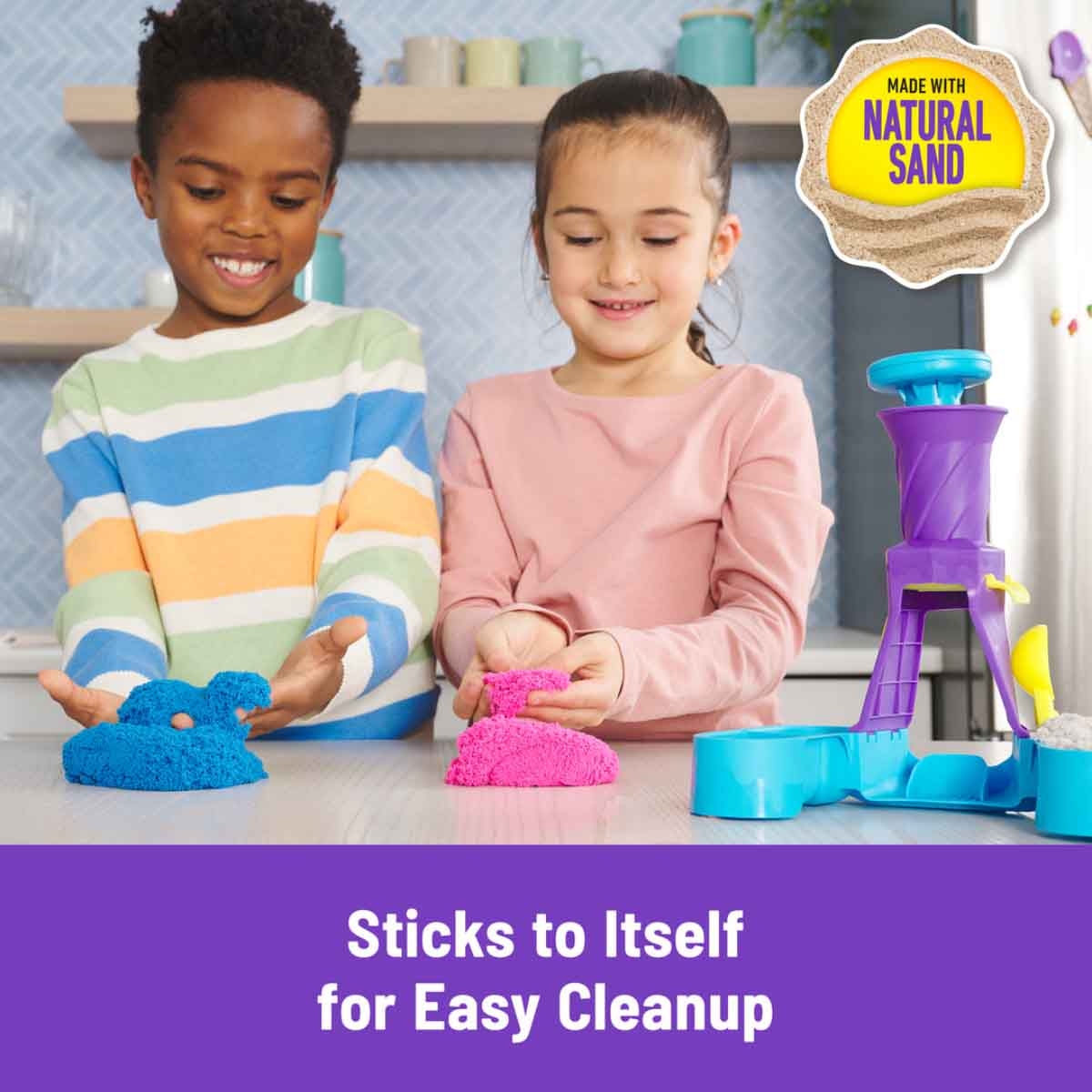 Kinetic Sand Soft Serve Station Playset Unisex, 5-7 Years