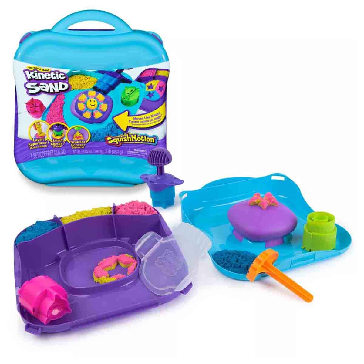 Kinetic Sand Squish Motion Playset Unisex, 5-7 Years