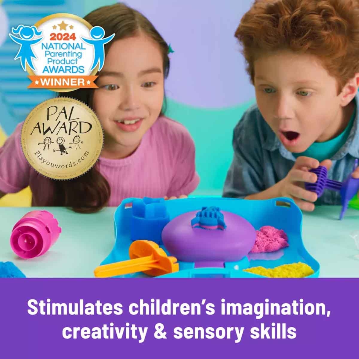 كينتيك ساند مجموعة تشكيل وحركة لينة للأولاد والبنات عمر 5-7 سنوات