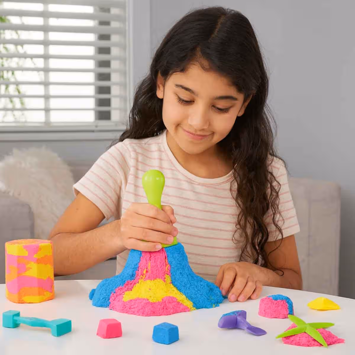 Kinetic Sand Squish N' Create Playset Unisex, 3-4 Years