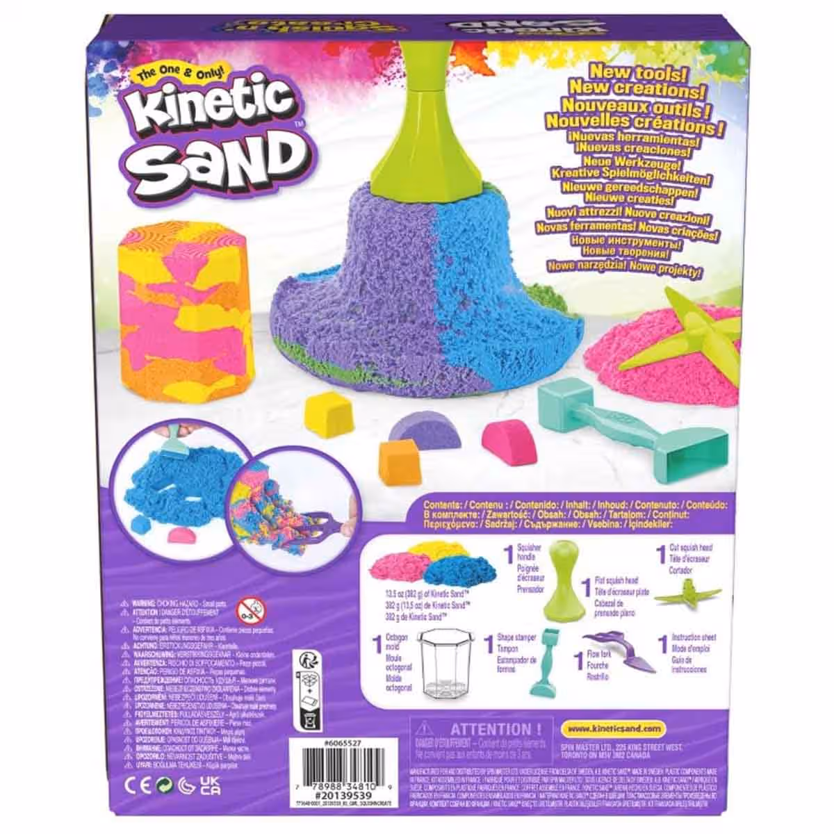 Kinetic Sand Squish N' Create Playset Unisex, 3-4 Years