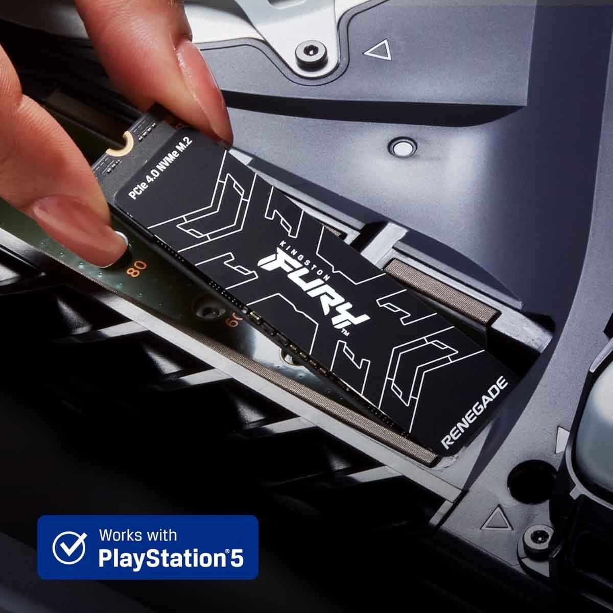 كينغستون قرص تخزين إس إس دي 1 تيرابايت فيوري رينيغيد بي سي آي إي 4.0 إن في إم إي