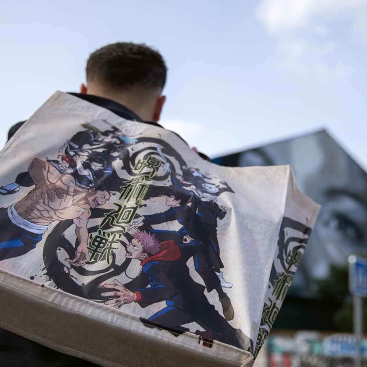Konix 2-Piece Jujutsu Kaisen Shopping Bag Bundle Set