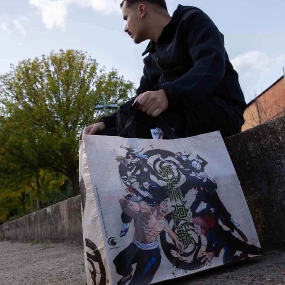 Konix 2-Piece Jujutsu Kaisen Shopping Bag Bundle Set