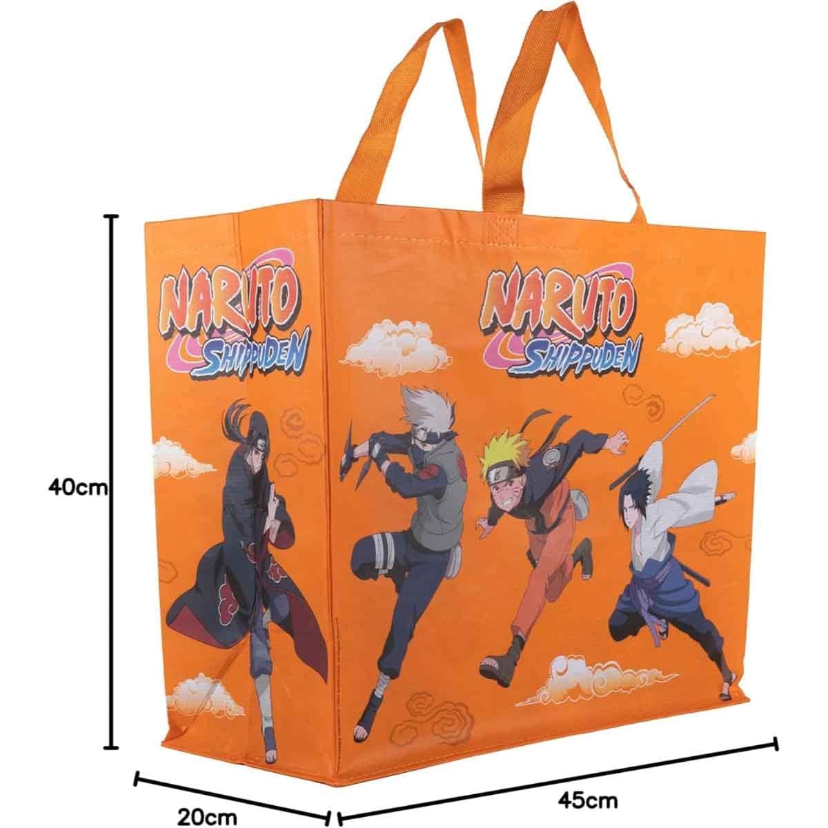 Konix 3-Piece Boruto & Naruto Shopping Bag Bundle Set