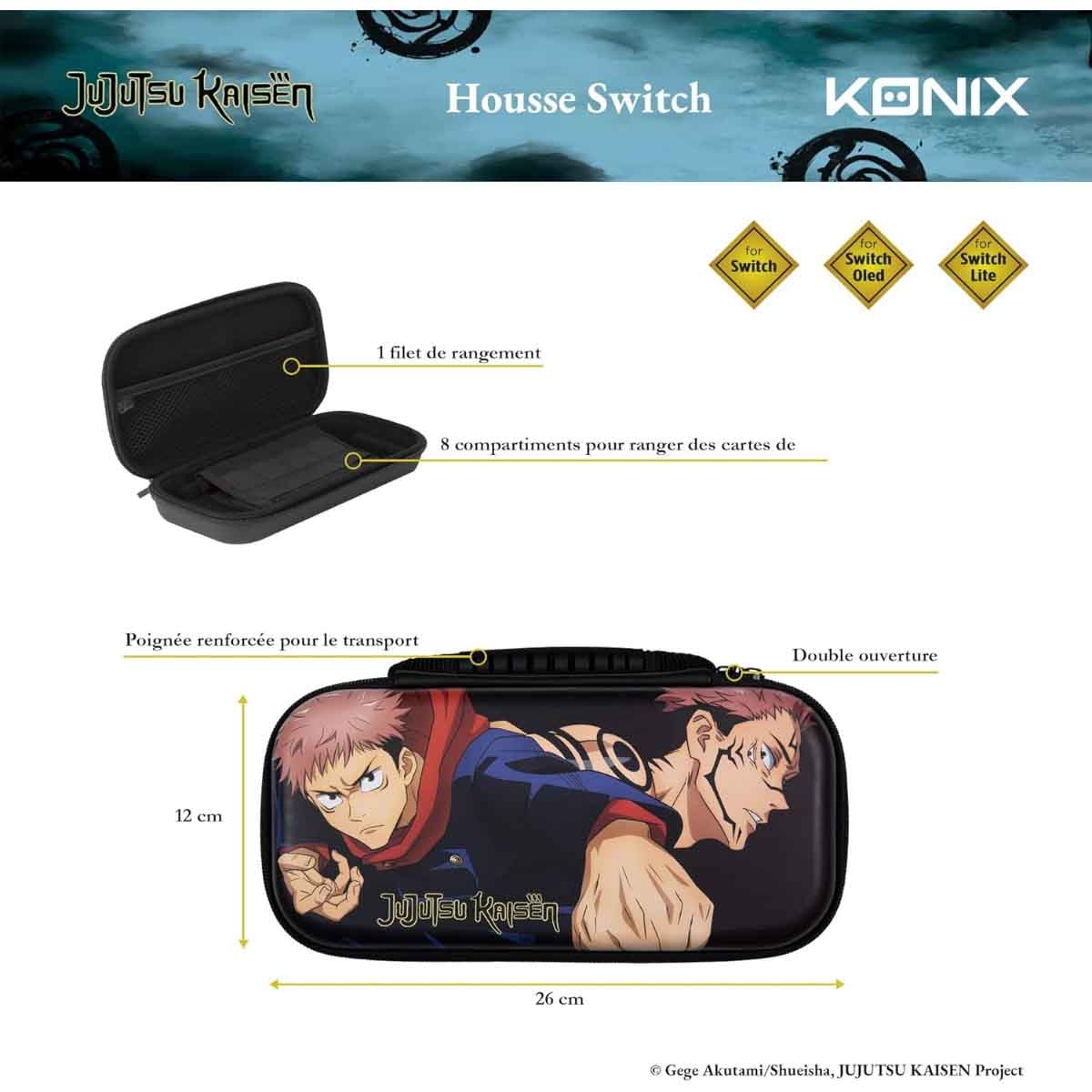 كونيكس أسود جراب نينتندو سويتش جوجوتسو كايسن