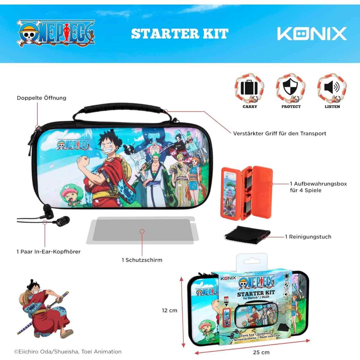 Konix One Piece Nintendo Switch Starter Kit
