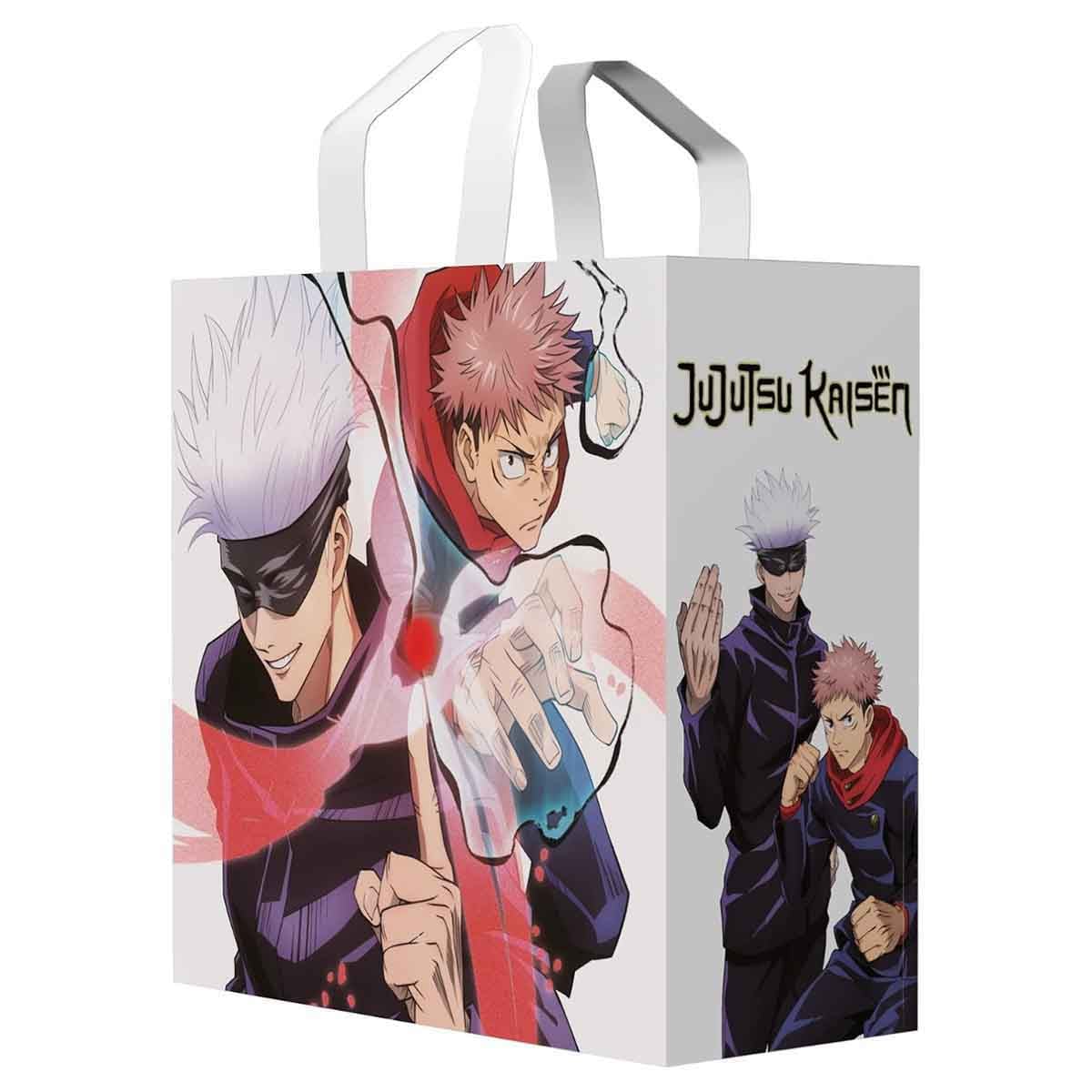Konix White Jujutsu Kaisen Shopping Bag
