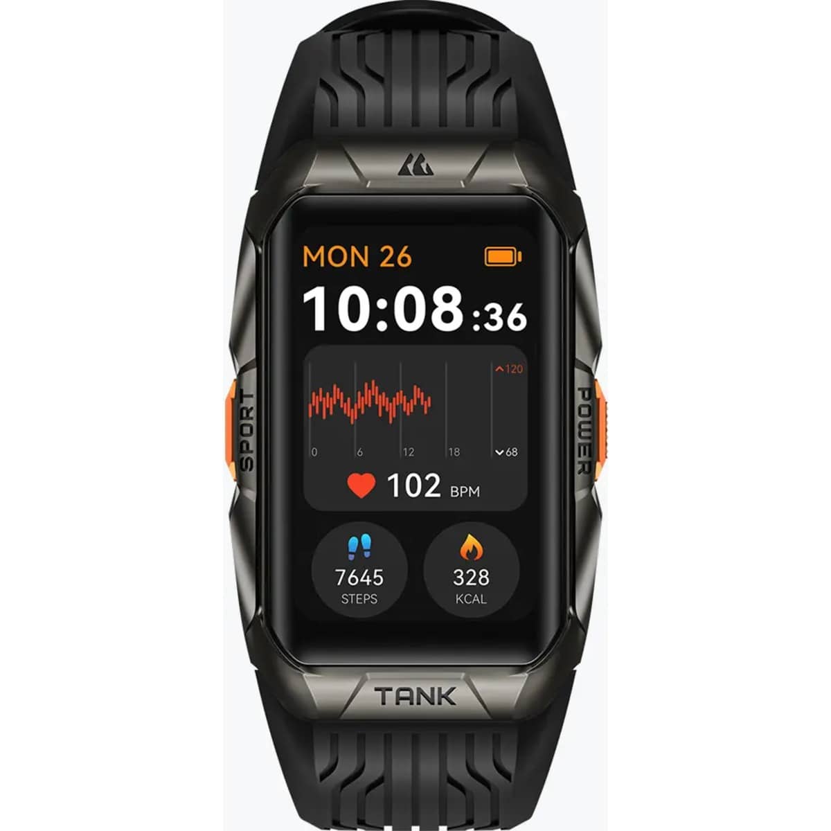 Kospet Black 42mm Tank X2 Ultra GPS Smartwatch