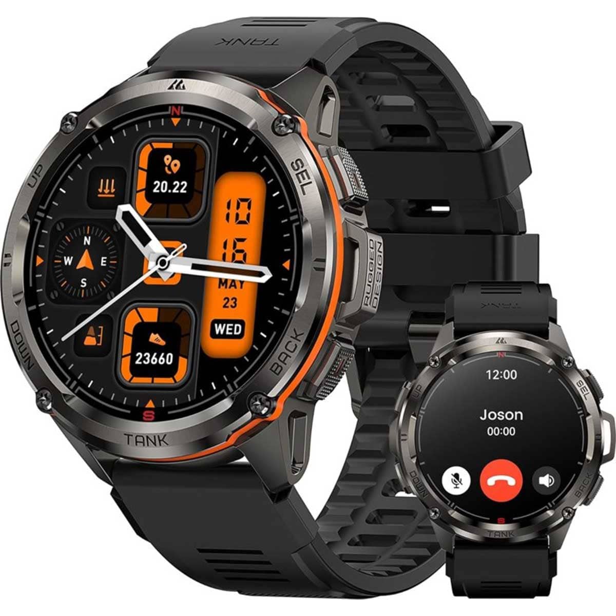 Kospet 47mm Tank T3 Ultra GPS Smartwatch