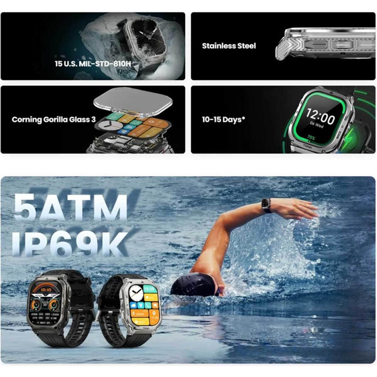 كوسبت تانك M3 إصدار خاص 49 ملم ساعة ذكية