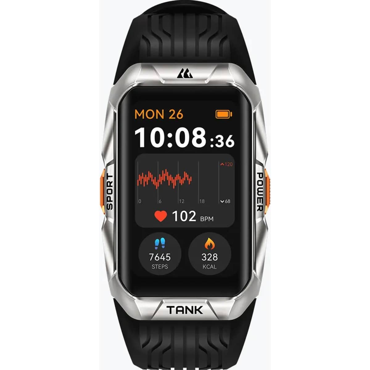 Kospet Silver 42mm Tank X2 Ultra GPS Smartwatch